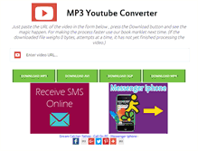 Tablet Screenshot of mp3youtubeconverter.com